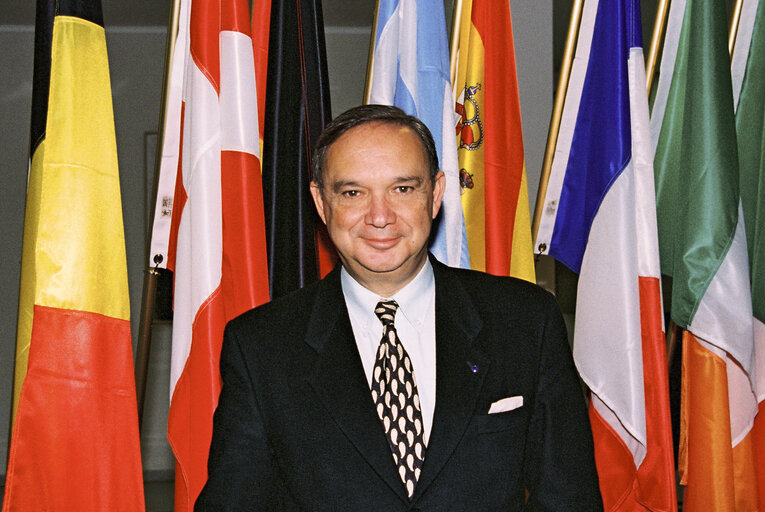 Portrait of Mep Fernando FERNANDEZ MARTIN at the European Parlimant in Brussels