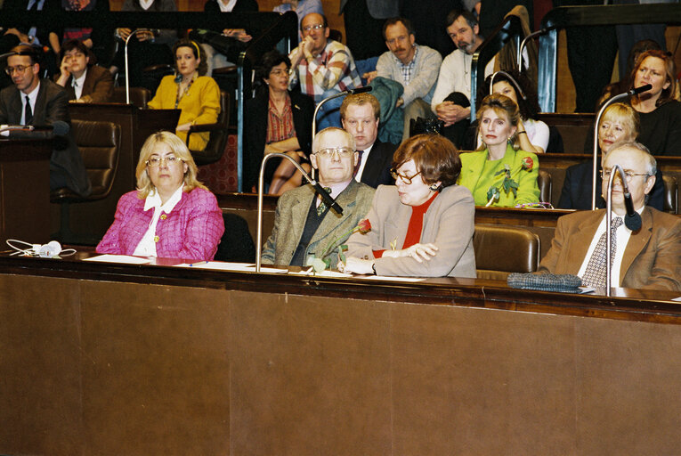 Fotografia 5: Newly appointed Secretary General meets with the EP staff in Luxembourg