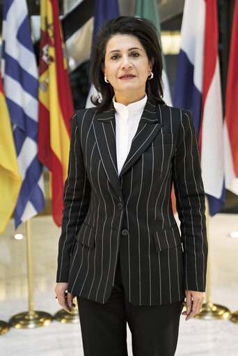 MEP Rodi KRATSA-TSAGAROPOIULOU   at the European Parliament in Strasbourg