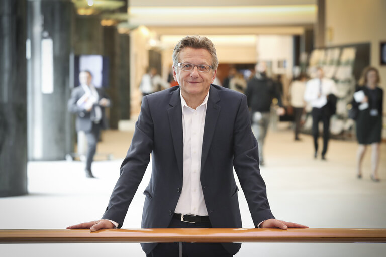 Foto 2: Dietmar KOSTER in the European Parliament in Brussels