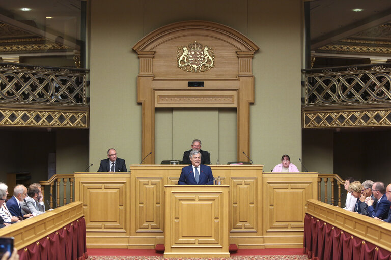 Foto 4: Official visit of the President of the European Parliament to Luxembourg- Meeting with Mars DI BARTOLOMEO, President of the Chamber of Deputies Public Session