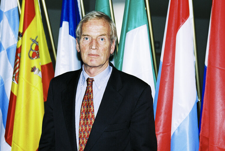 Portrait of MEP Doeke EISMA in Brussels