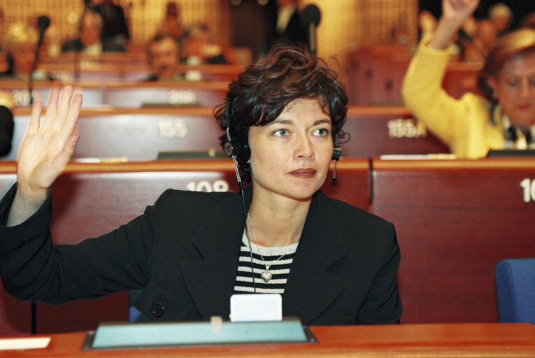 MEP Kirsi Katariina PIHA at the European Parliament in Strasbourg