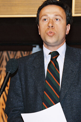 Fotografija 9: Portrait of Mep Alessando DANESIN at the European Parlimanr in Strasvourg