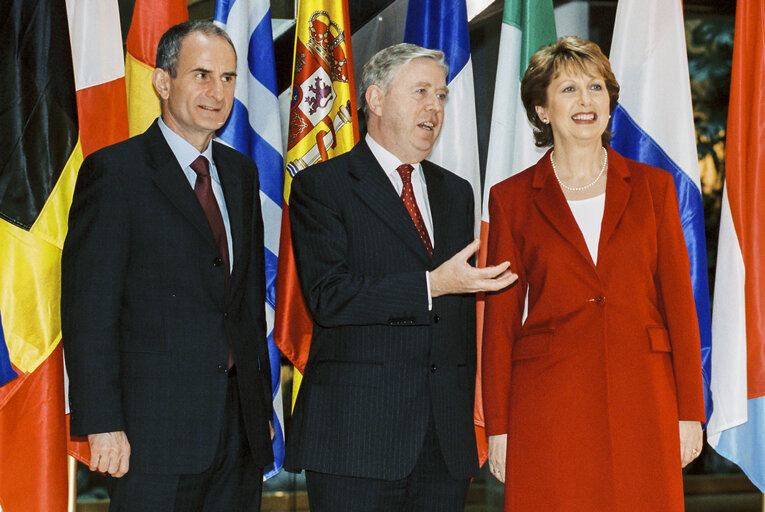 Fotografi 7: Official visit of the President of Ireland to the European Parliament in Strasbourg