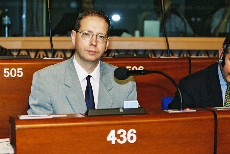 MEP Eric PINEL in Strasbourg