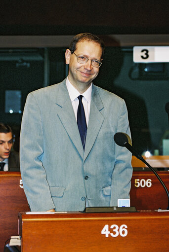 Fotografia 5: MEP Eric PINEL in Strasbourg