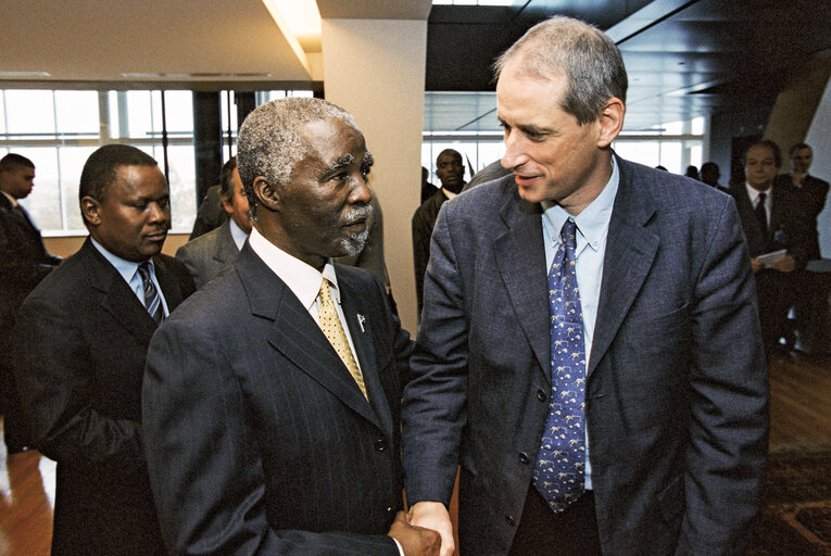 Fotografie 5: Reception for Thabo MBEKI, President of South Africa at the European Parliament in Strasbourg.