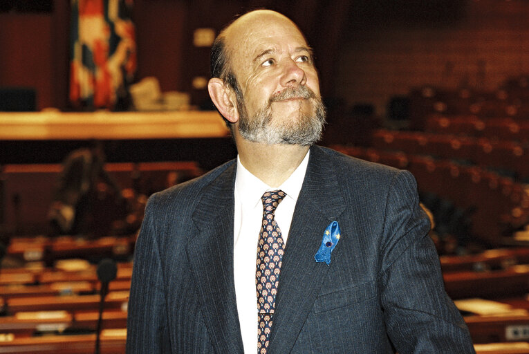 Photo 19 : Plenary Session in Strasbourg. Election of the President of the European Parliament