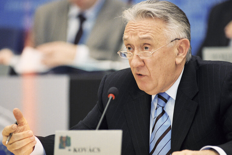 Снимка 12: Hearing of Commissioners-Designate: Laszlo KOVACS