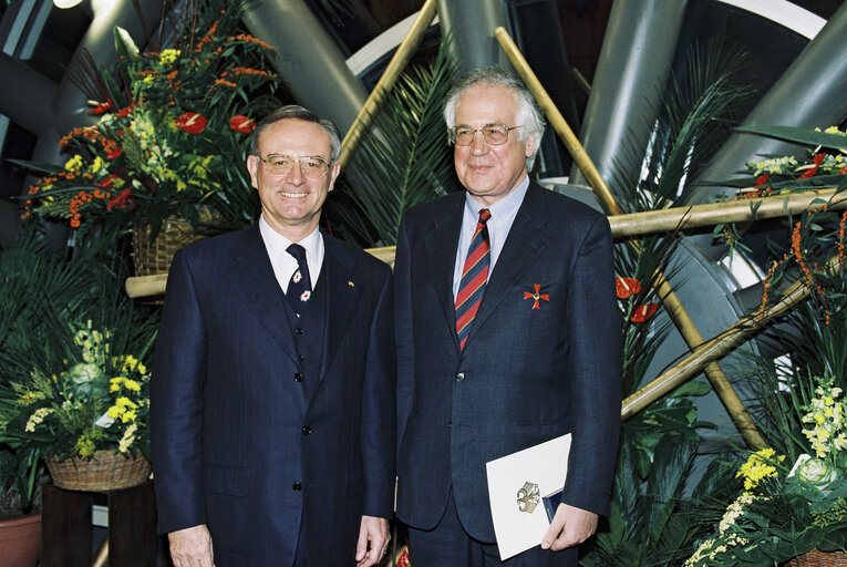 Nuotrauka 25: German MEPs are awarded the German 'Verdienstkreuz' (Merit Cross of the Federal Republic of Germany)