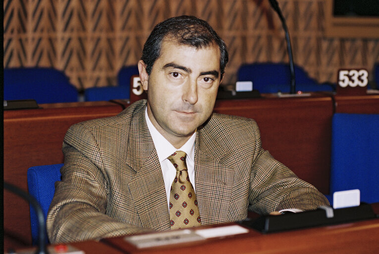 Photo 2: MEP  Alfonso NOVO BELENGUER at the European Parliament in Strasbourg