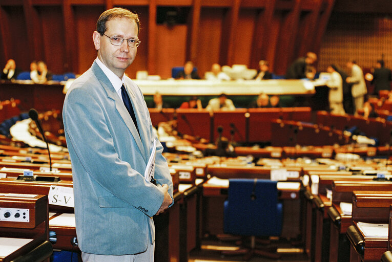 MEP Eric PINEL in Strasbourg