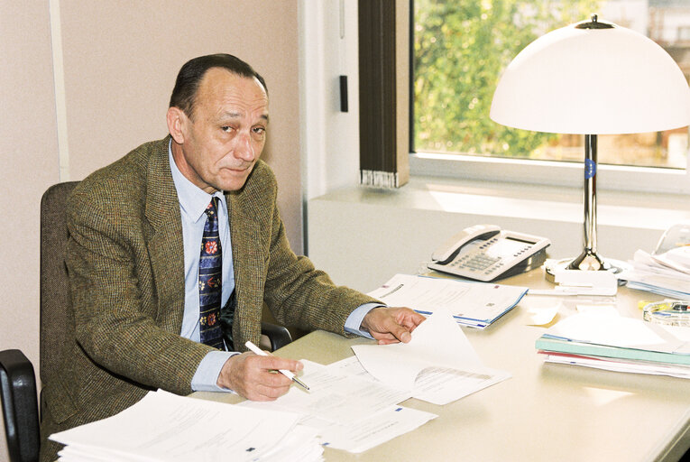 MEP Jyrki OTILA at the European Parliament in Strasbourg