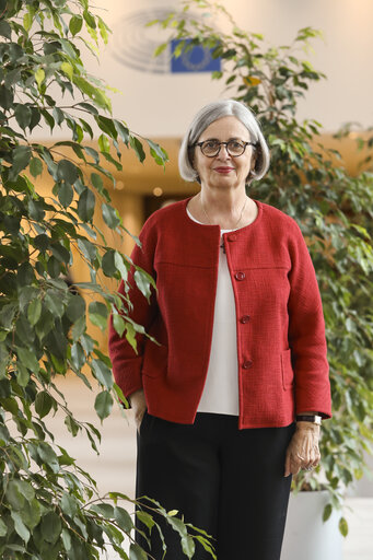 Mireille D'ORNANO in the European Parliament in Brussels