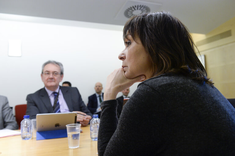 Fotografija 18: Meeting between Vice-President Sylvie GUILLAUME and Directorate-General for Communication and Directorate for Media