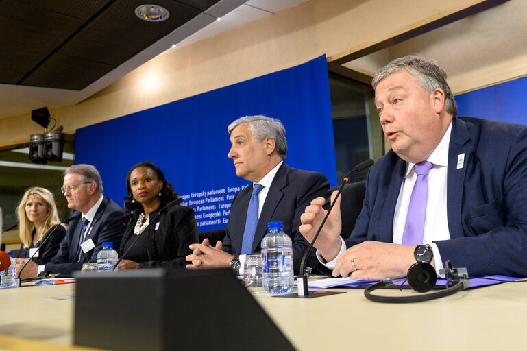 Photo 13 : Press Conference on 'Presentation of the European Olympic Candidacy - Paris 2024