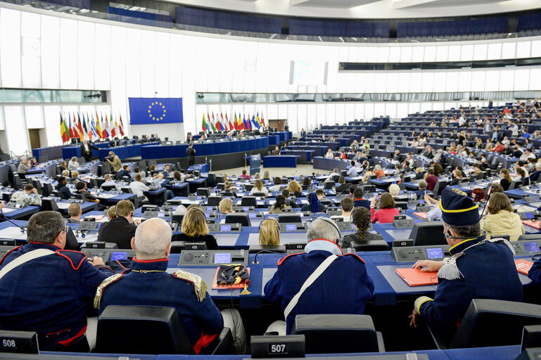 Foto 3: Open Day of the European institutions 2017 - Strasbourg -   Debate with citizens