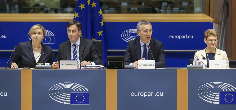 Foto 7: Joint AFET-SEDE meeting - EU-NATO cooperation - Exchange of views with NATO Secretary General