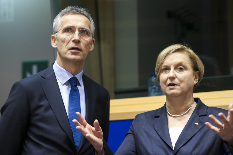 Fotografija 17: Joint AFET-SEDE meeting - EU-NATO cooperation - Exchange of views with NATO Secretary General