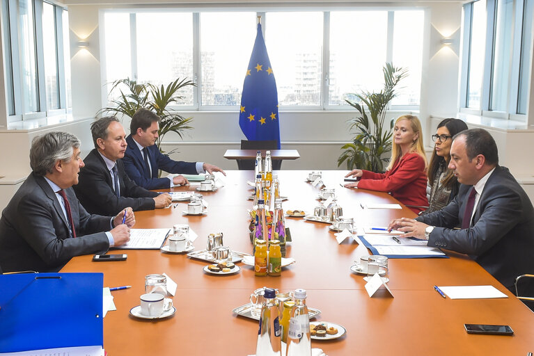 Antonio TAJANI - EP President meets with Igor CRNADAK, Minister of Foreign Affairs of Bosnia and Herzegovina