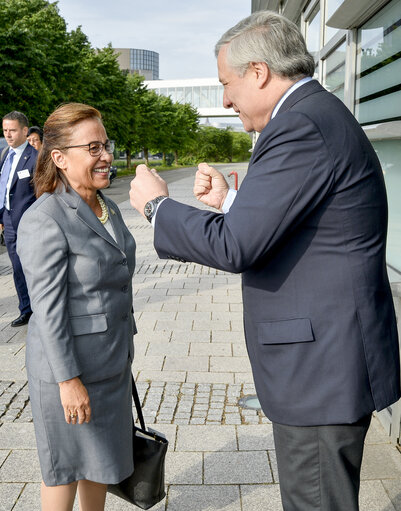 Fotografie 3: Official visit of President of the Republic of the Marshall Islands to the European Parliament in Strasbourg