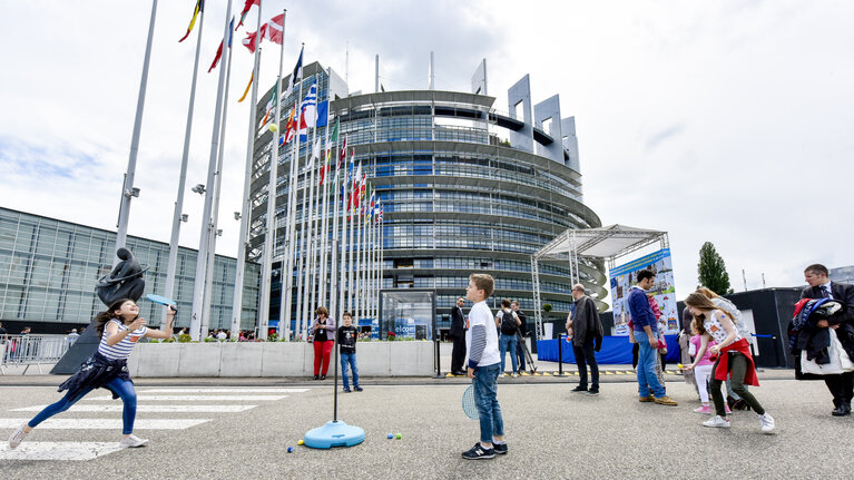 Open Day of the European institutions 2017 - Strasbourg -   Animation photo