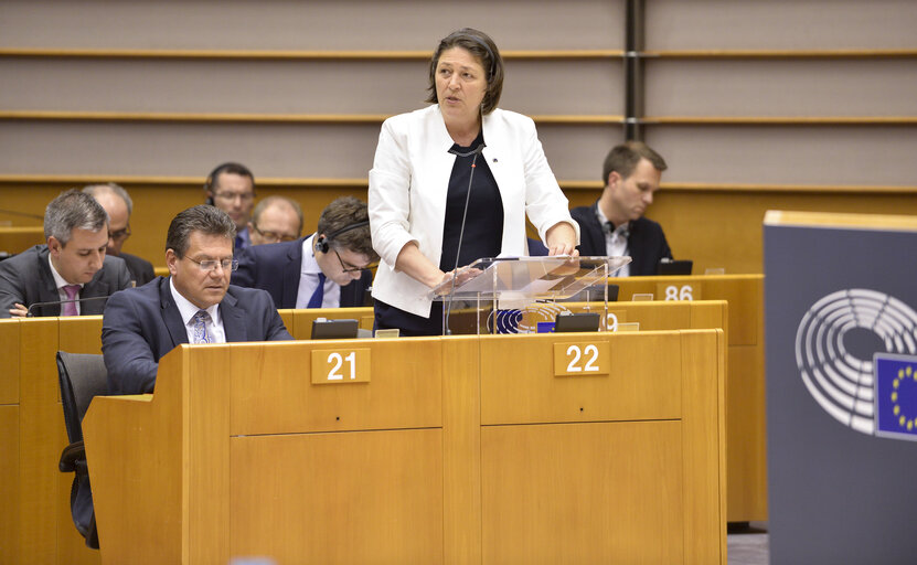 Foto 4: Plenary session week 22 in Brussels -  Decision adopted on Mobility package