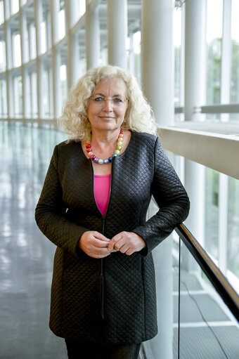 Photo 11 : Karin KADENBACH in the European Parliament in Strasbourg