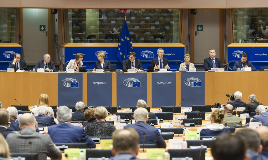 Fotografija 1: Joint AFET-SEDE meeting - EU-NATO cooperation - Exchange of views with NATO Secretary General