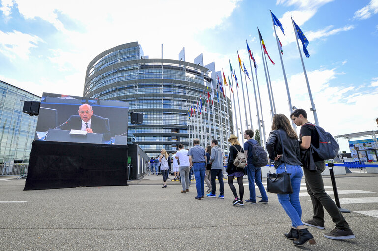 Open Day of the European institutions 2017 - Strasbourg -   Animation photo