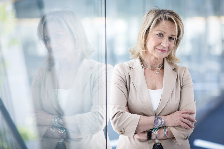 Fotografi 3: Inmaculada RODRÍGUEZ-PIÑERO FERNÁNDEZ in the European Paliament in Brussels