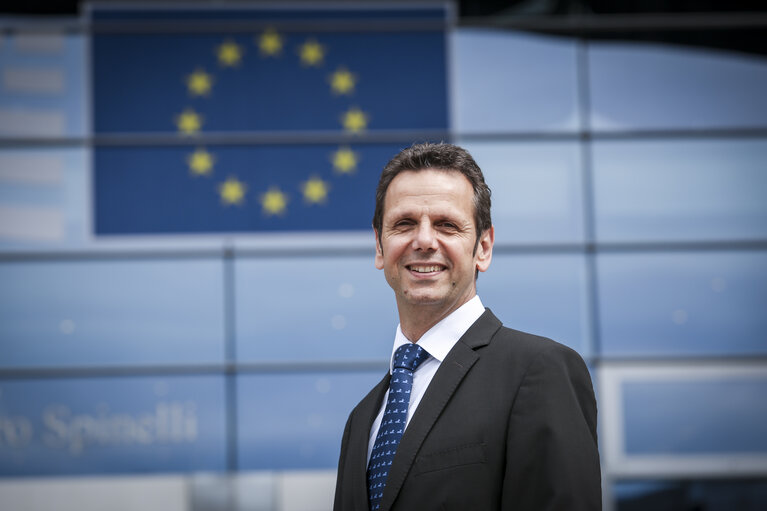 Fotografia 6: Bernd KOLMEL in the European Parliament in Brussels