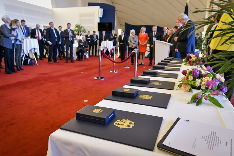 Fotó 34: Bundesverdienstkreuz (German Federal Cross of Merit) ceremony at the EP in presence of EP President