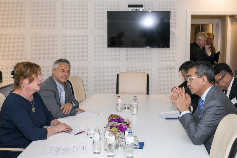 Φωτογραφία 6: Meeting with members of the Delegation for Central Asia