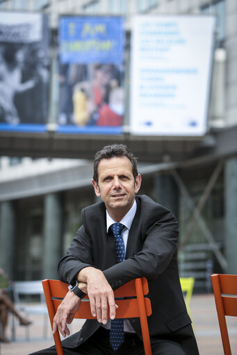 Fotografia 1: Bernd KOLMEL in the European Parliament in Brussels