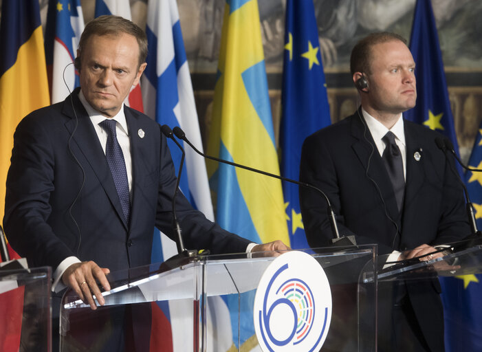 Fotografija 11: Celebration of the ' 60 years of the Treaty of Rome ' in Campidoglio - Press conference