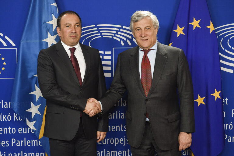 Antonio TAJANI - EP President meets with Igor CRNADAK, Minister of Foreign Affairs of Bosnia and Herzegovina