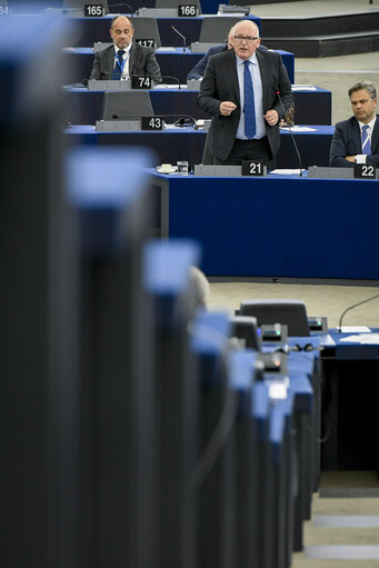 Fotografija 6: Plenary session Week 24 2017 in Strasbourg - The refoundation of a Europe based on values, anchored in effective democratic institutions and promoting a prosperous economy in a fair and cohesive society