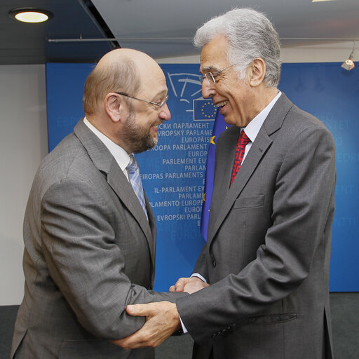 Photo 3 : EP President meets with Nikiforos DIAMANDOUROS, European Ombudsman