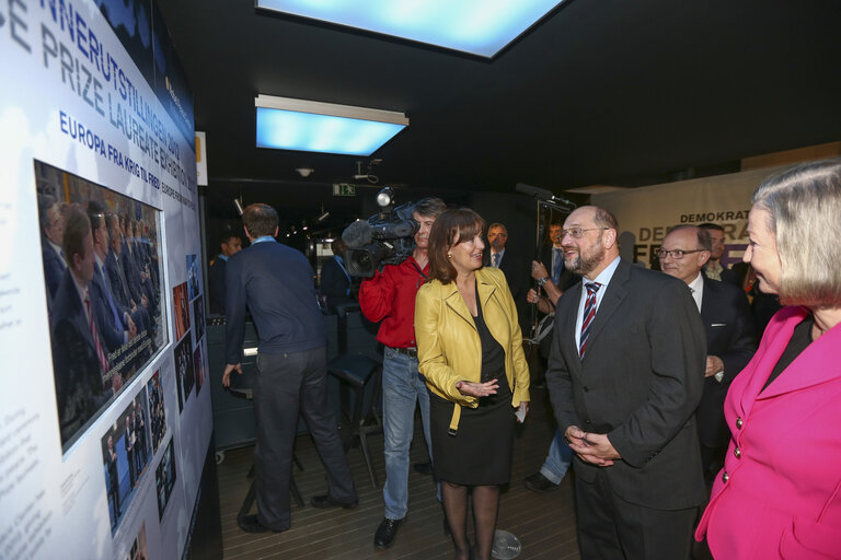 Valokuva 9: Nobel Exhibition in the Parlamentarium. Inauguration of the Nobel Peace Center exhibition