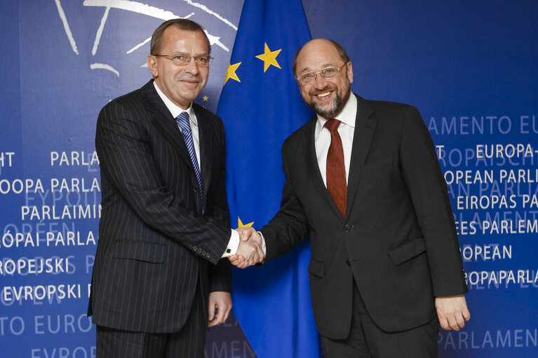 Martin SCHULZ EP President meets with the Secretary of the National Security and Defense Council of Ukraine