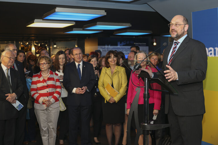 Valokuva 16: Nobel Exhibition in the Parlamentarium. Inauguration of the Nobel Peace Center exhibition