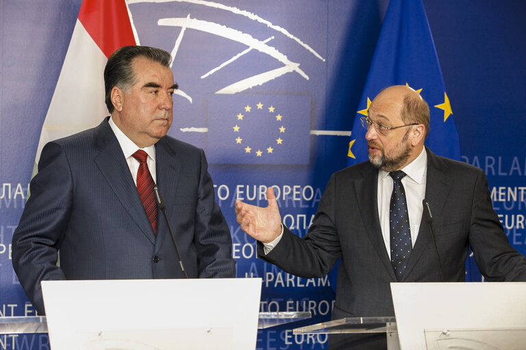 EP president meets with president of Tajikistan