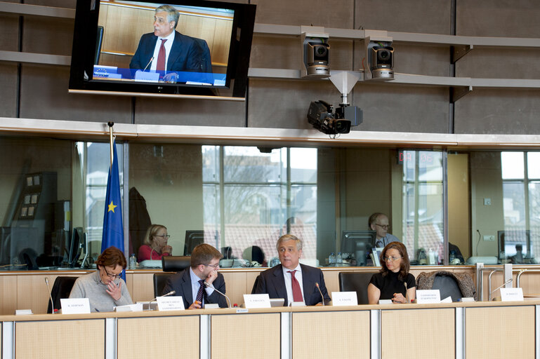 Foto 3: TRAN Committee Meeting: Tourism Task Force: exchange of views with Vice-President of the EC in charge of Industry and Entrepreneurship