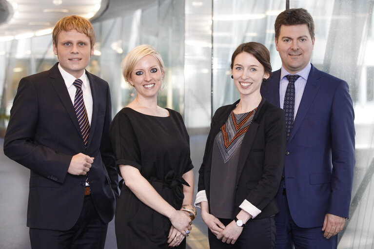 Andeas SCHWAB MEP and his team of assistants
