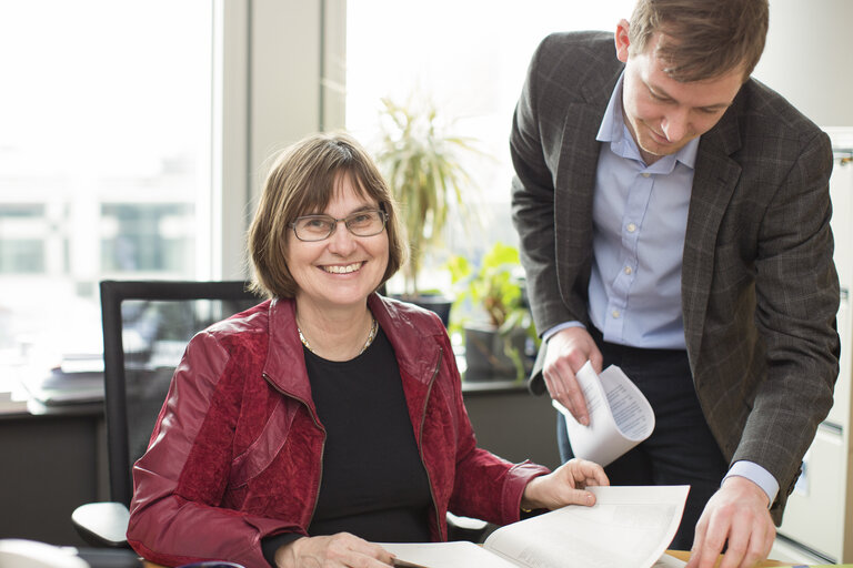 Fotografia 3: MEP Anne E. JENSEN in the European Parliament in Brussels