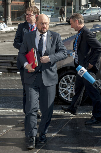 Fotografie 10: European Council preparatory meeting of the Party of European Socialists.