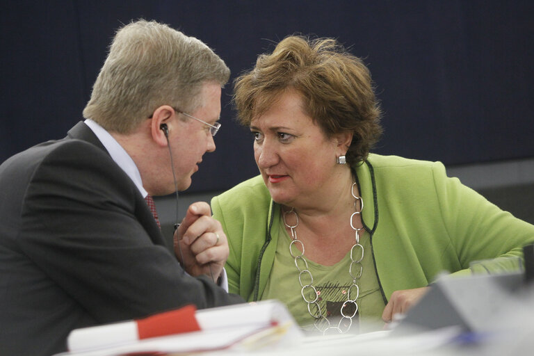 Valokuva 3: Plenary session week 16  2013 in Strasbourg - 2012 progress report on Serbia  Council and Commission statements