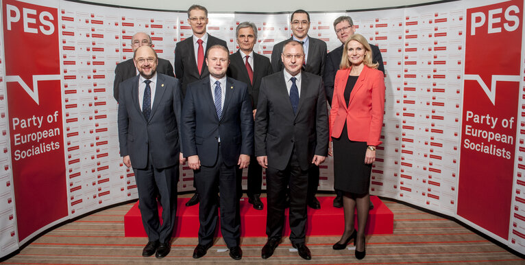 European Council preparatory meeting of the Party of European Socialists.